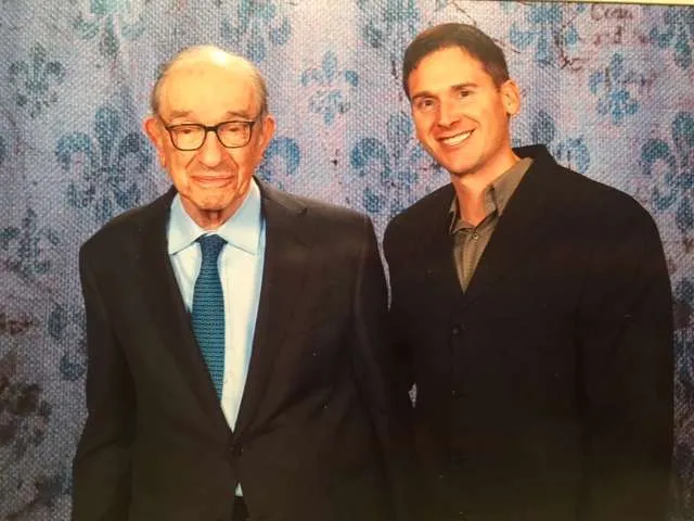 With Alan Greenspan in New Orleans