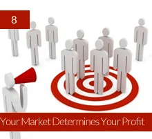 8. Your Market Determines Your Profit