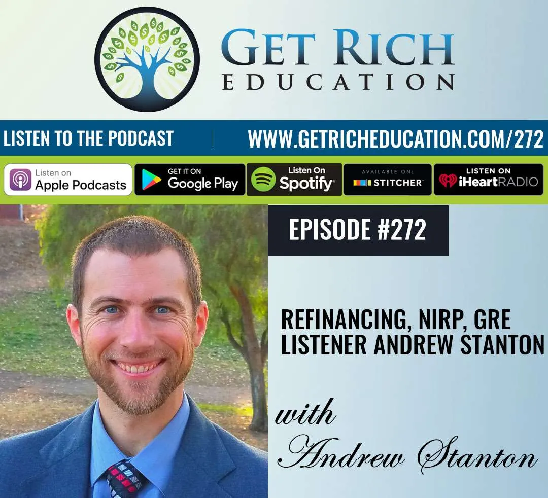 272: Refinancing, NIRP, GRE Listener Andrew Stanton