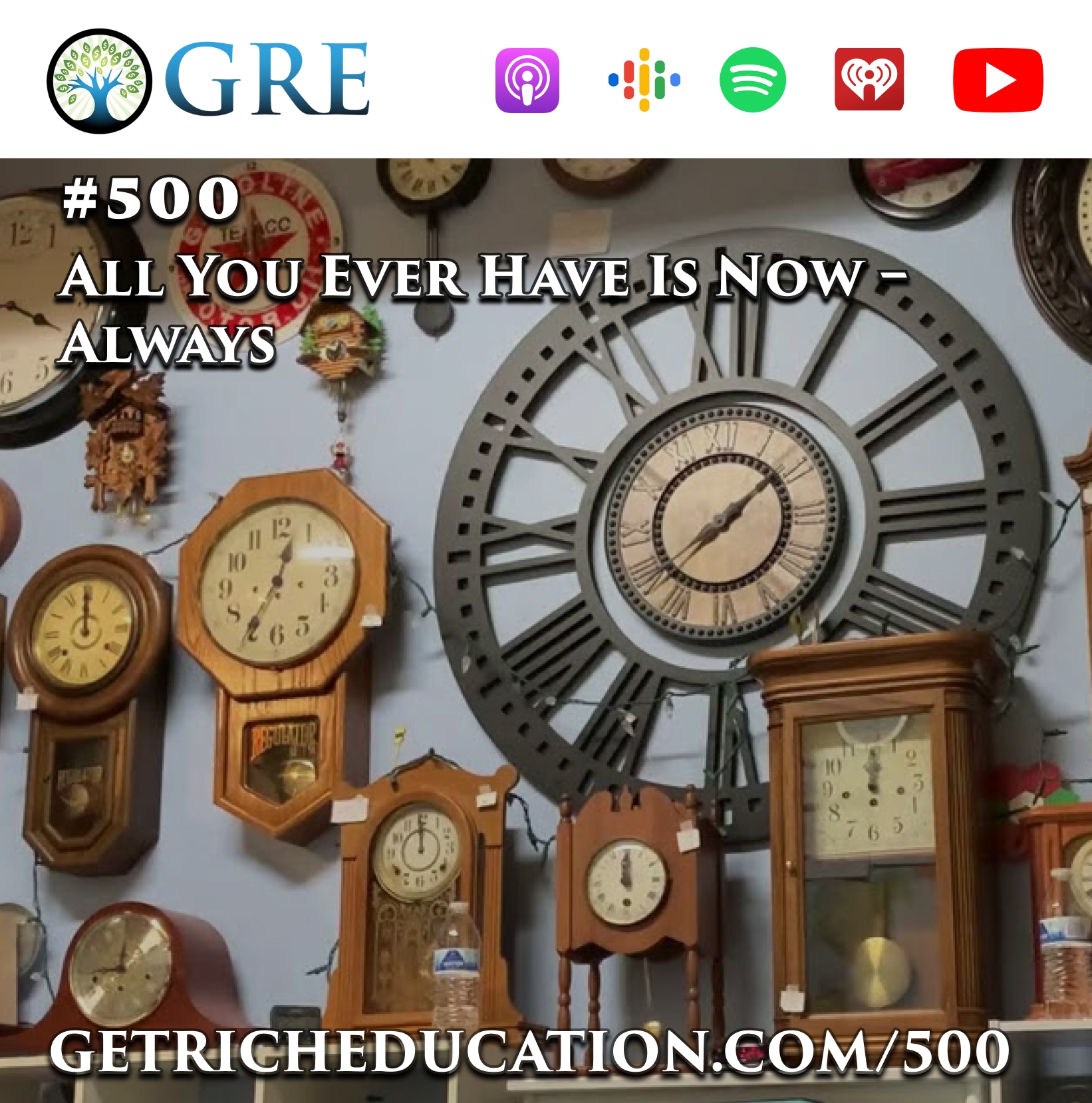 500 - all you ever have is now - always